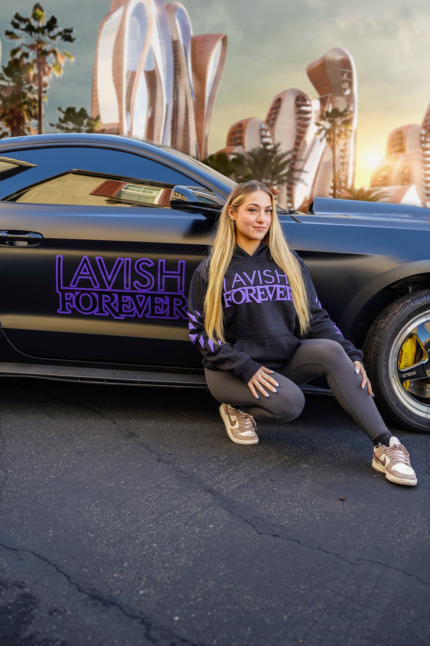 Lavish Forever Black & Purple